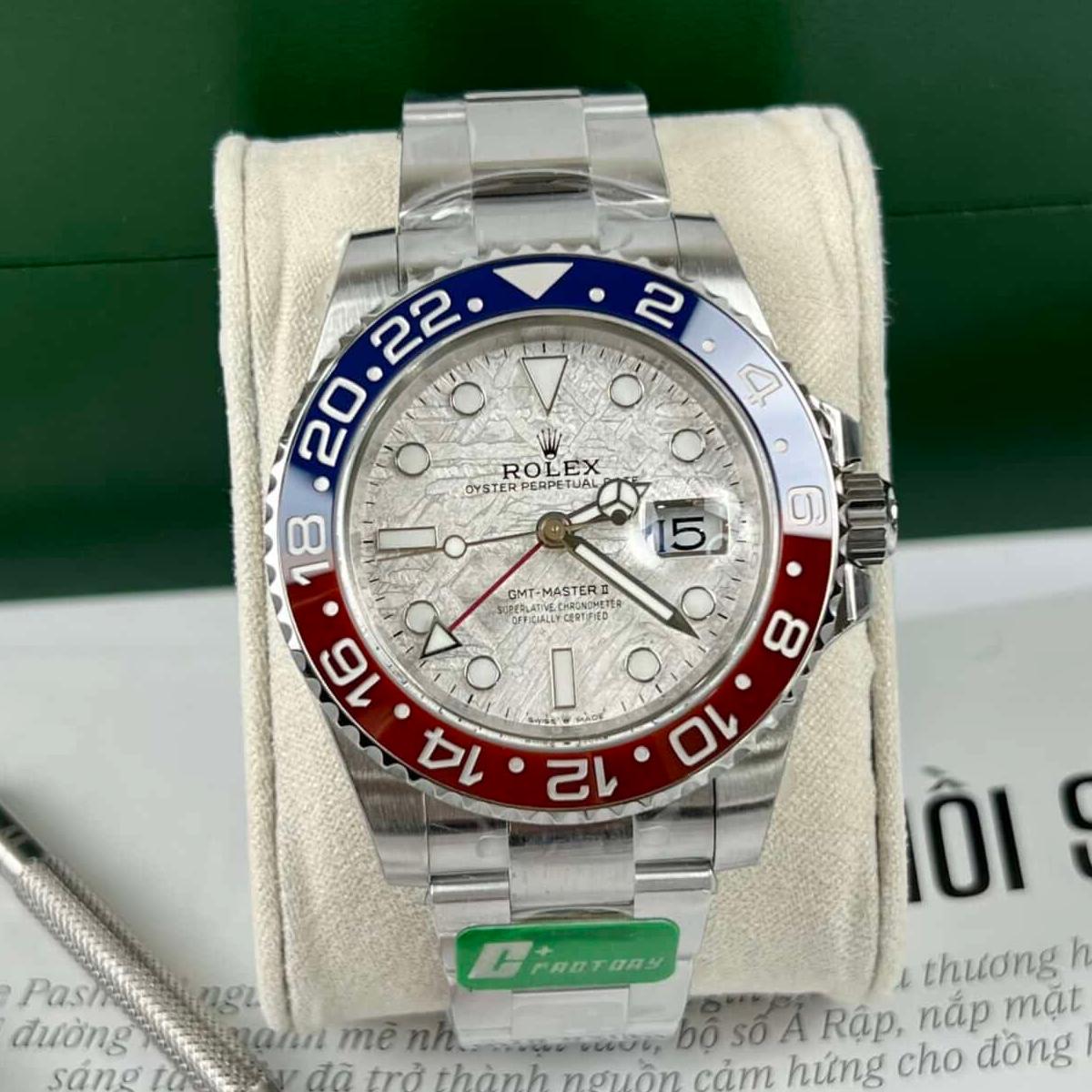 Superclone Rolex GMT-Master II Meteorite Dial 126719BLRO Superman - Image 8