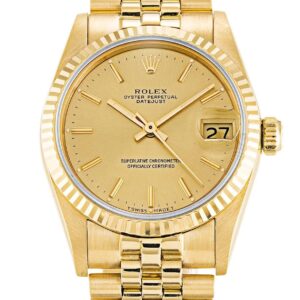 Rolex Replica Datejust Mid-Size Champagne Dial 31mm 68278