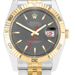 Rolex Replica Datejust Turn-O-Graph Grey Dial 36mm 116263