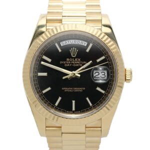 Rolex Day-Date 40 mm Black Dial 228238