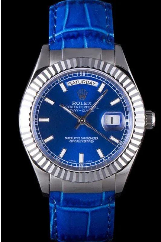 Superclone Rolex Day-Date 35mm Blue Dial 621490 - Image 8