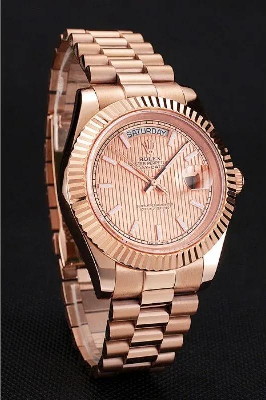 Superclone Rolex Day-Date 40mm Rose-Gold Dial REP016823 - Image 3
