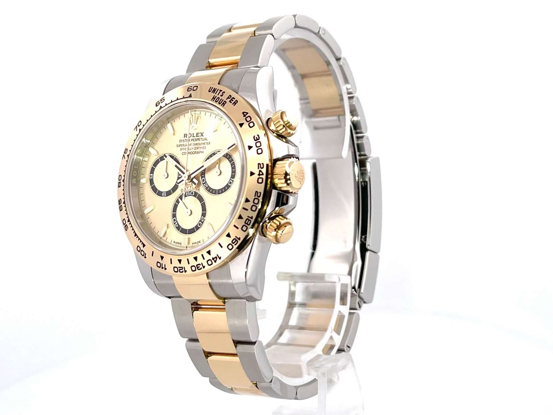Superclone Rolex Daytona Watch Champagne Dial 40 mm 126503 - Image 4