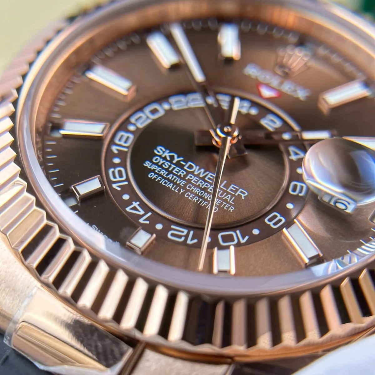 Superclone Rolex Sky-Dweller 42 mm Chocolate Dial 336235 - Image 5
