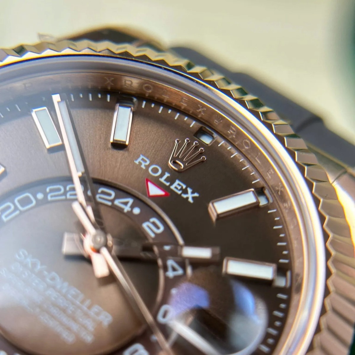 Superclone Rolex Sky-Dweller 42 mm Chocolate Dial 336235 - Image 6