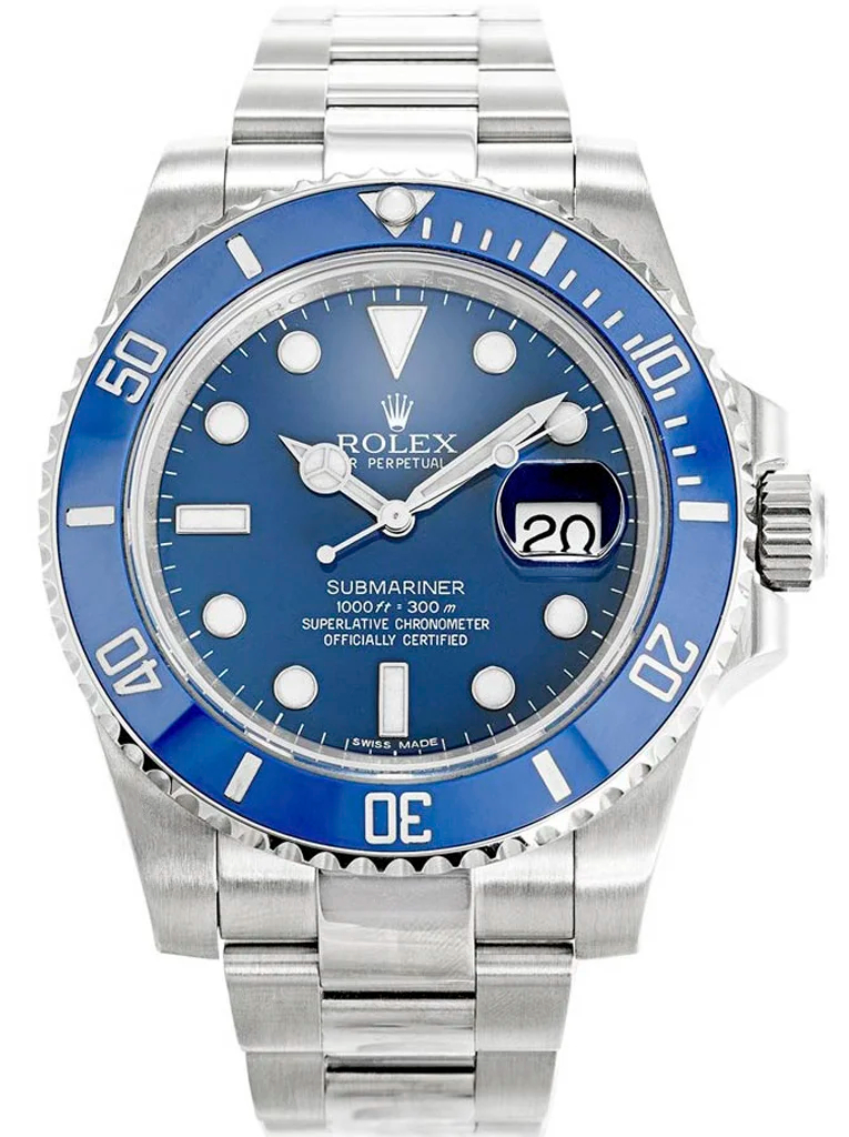 Superclone Rolex Submariner Blue Dial 40mm 116619LB Smurf