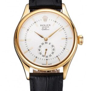 Rolex Cellini 38mm White Dial