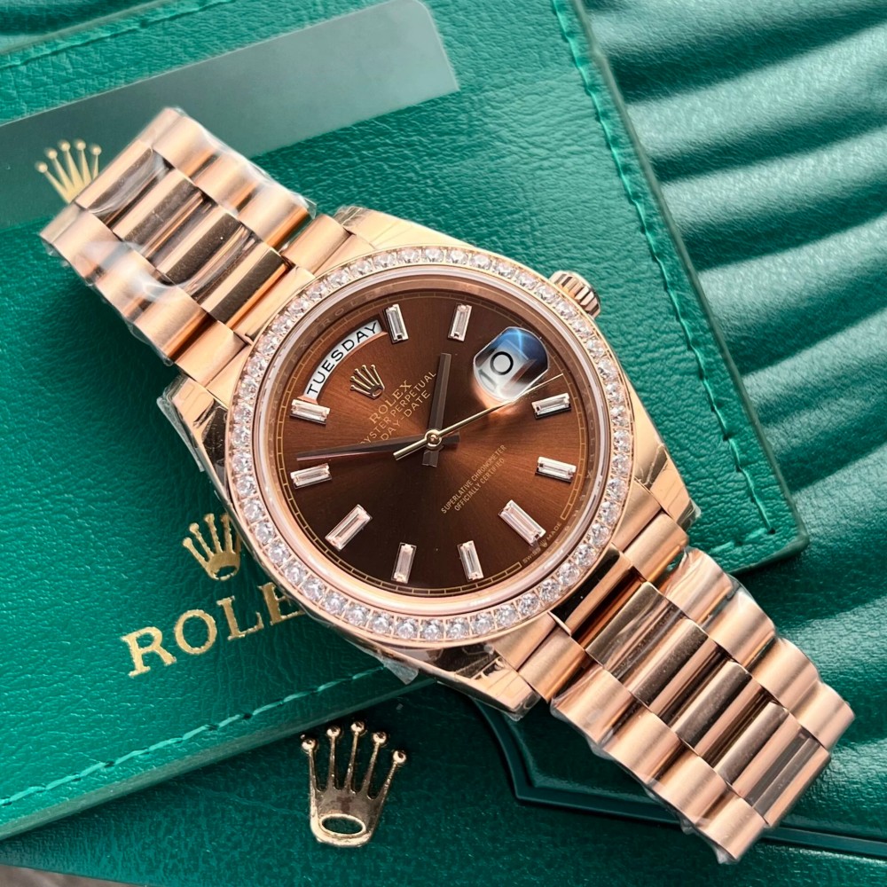 Rolex Day-Date 40 mm Chocolate Dial 228345RBR - Image 2