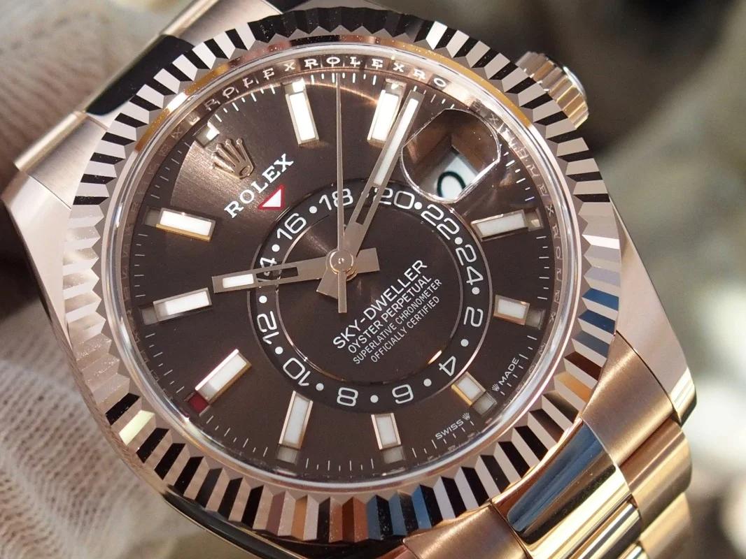 Rolex Sky-Dweller Everose Gold Watch - Image 2