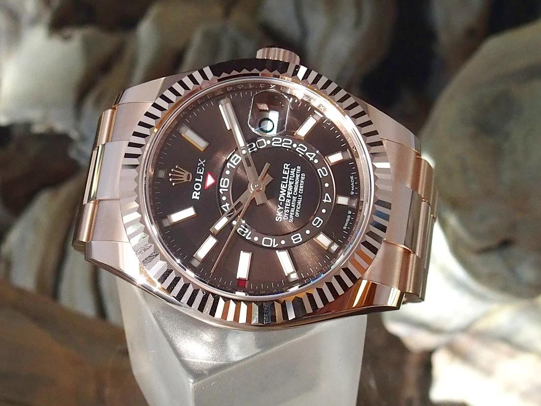 Rolex Sky-Dweller Everose Gold Watch - Image 7