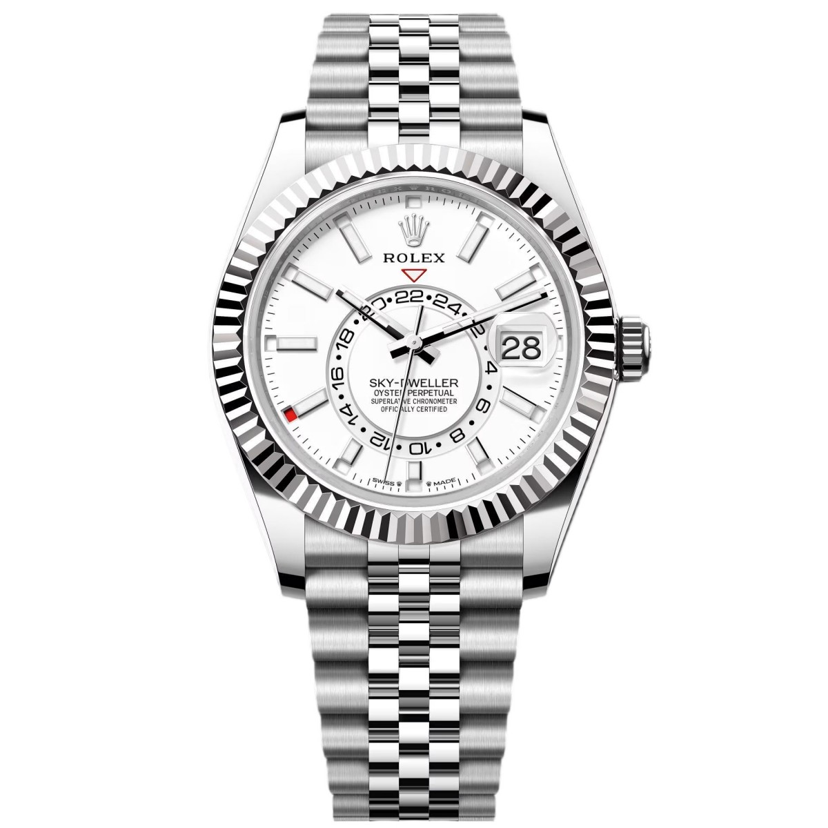 Rolex Sky-Dweller 42 mm Intense white Dial 336934 Jubilee