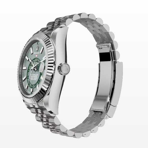 Rolex Sky-Dweller Green Dial Jubilee - Image 2