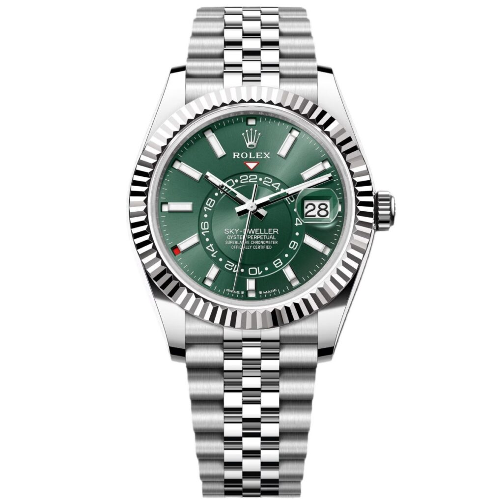 Rolex Sky-Dweller 42 mm Mint green Dial 336934 Jubilee