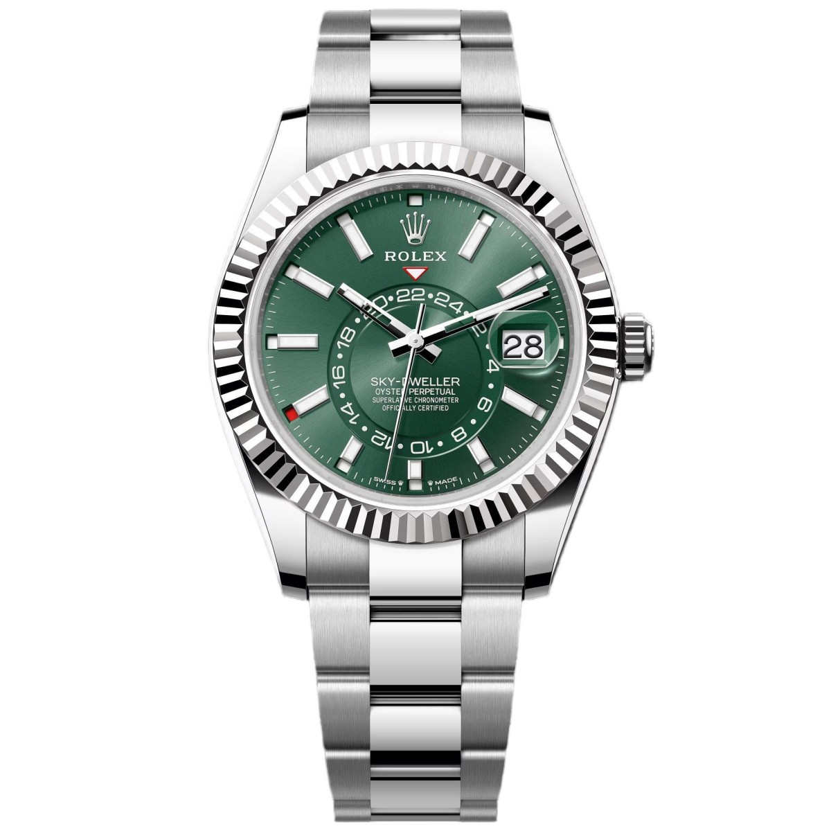 Rolex Sky-Dweller 42 mm Mint green Dial 336934 Oyster