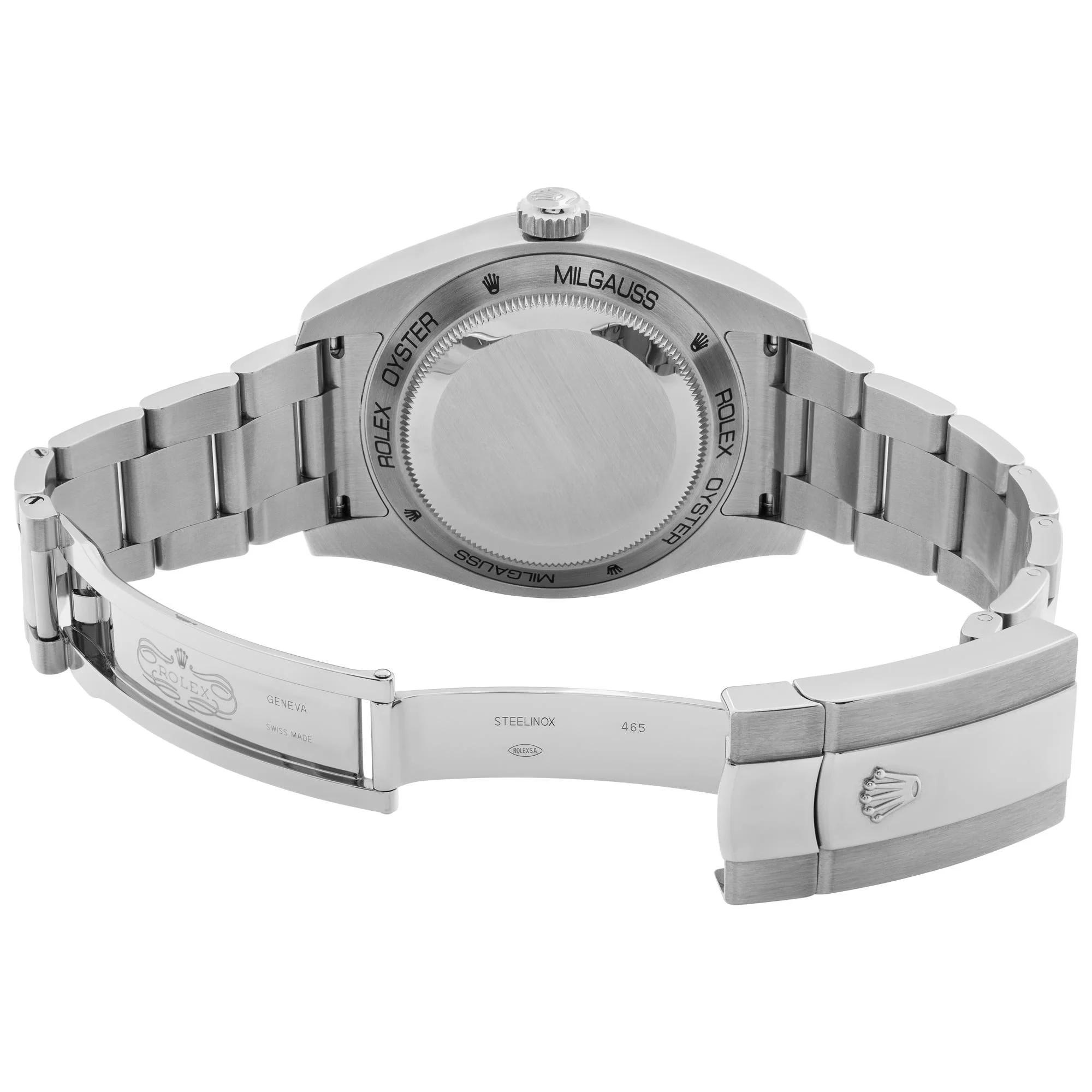 Superclone Rolex Milgauss 40mm Blue Dial 116400GV - Image 5