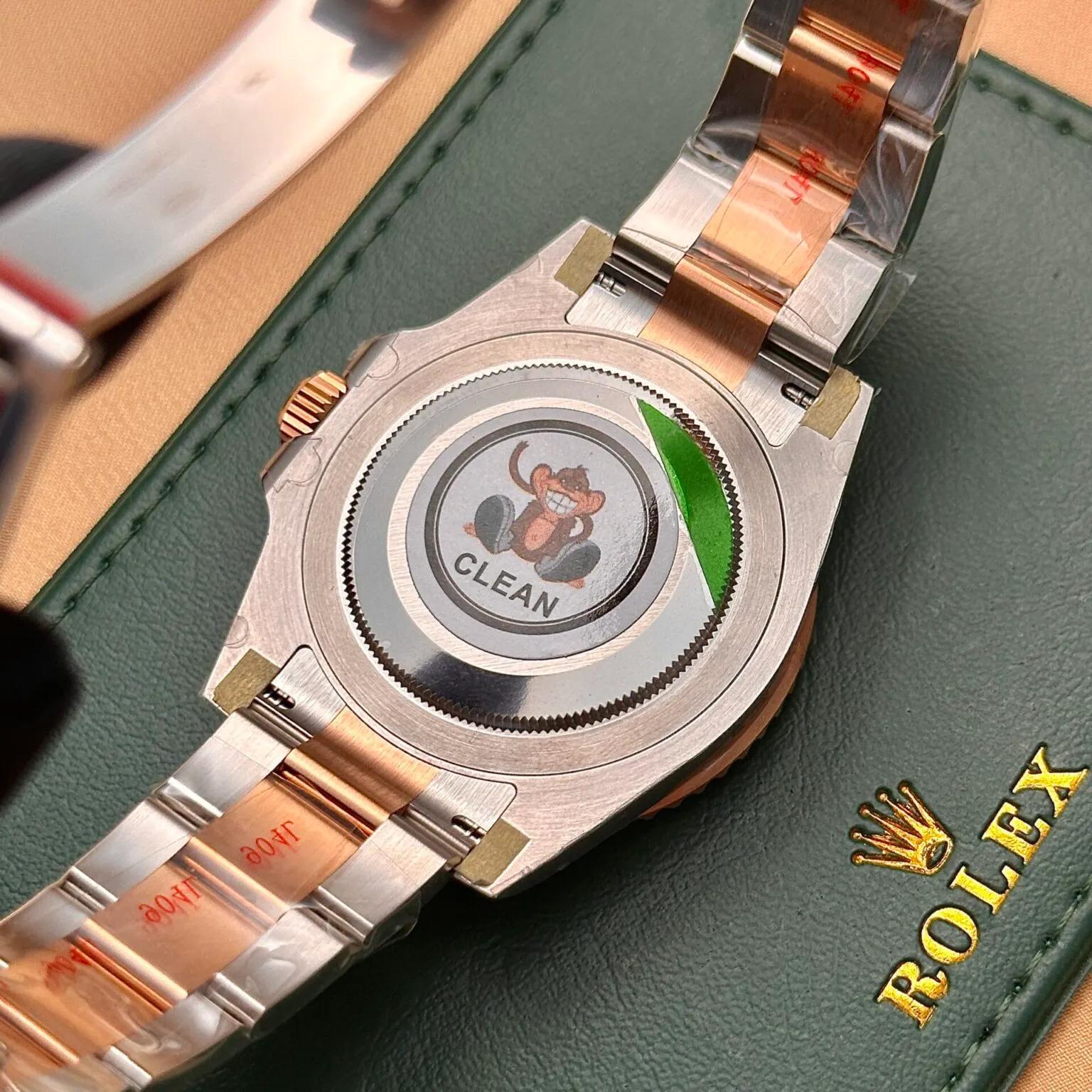 Superclone Rolex GMT-Master II 40mm Black Dial 126711CHNR Root Beer - Image 5