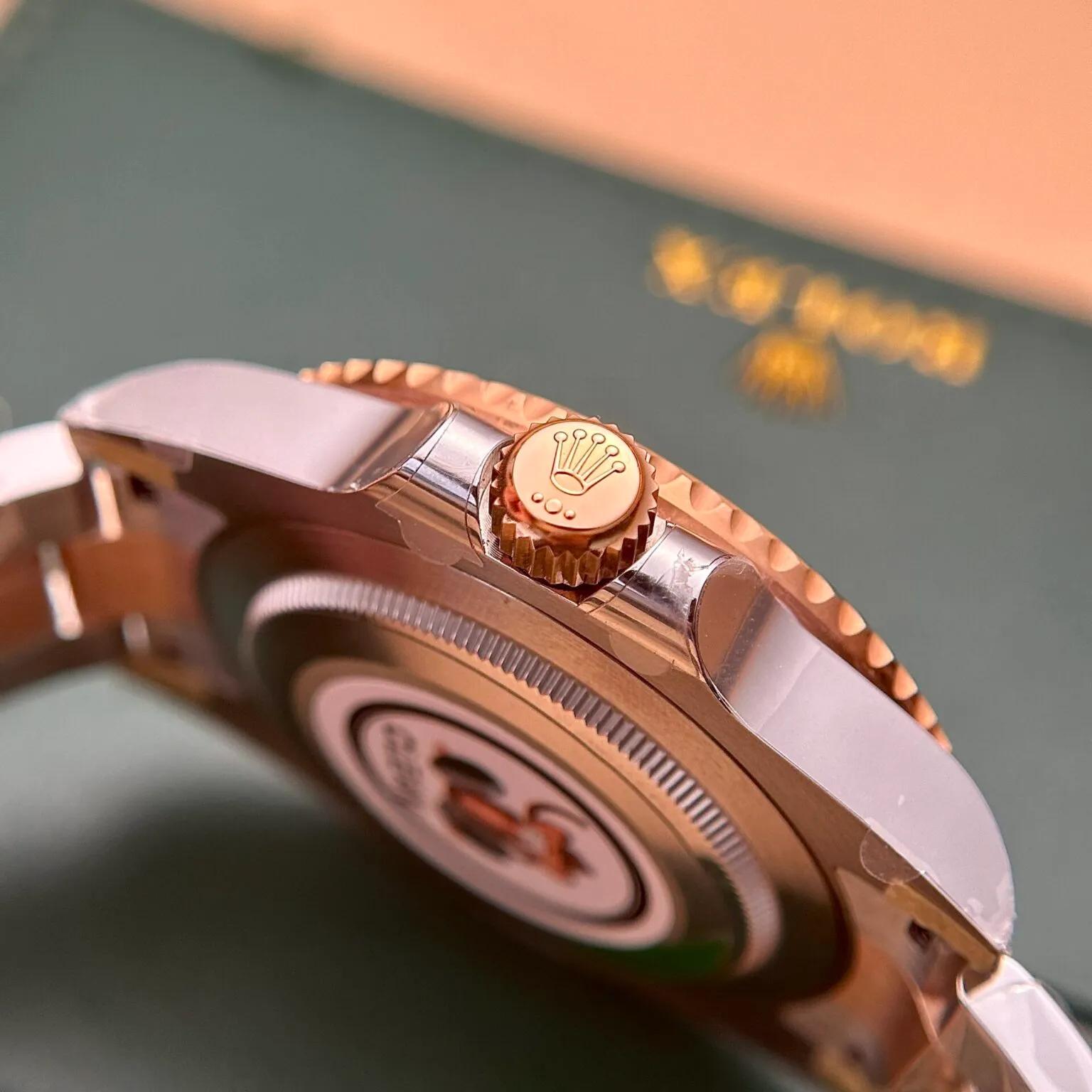 Superclone Rolex GMT-Master II 40mm Black Dial 126711CHNR Root Beer - Image 10