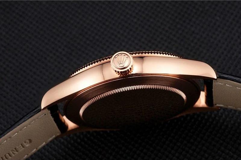 Rolex Cellini Rose Gold 38mm Black Dial - Image 4
