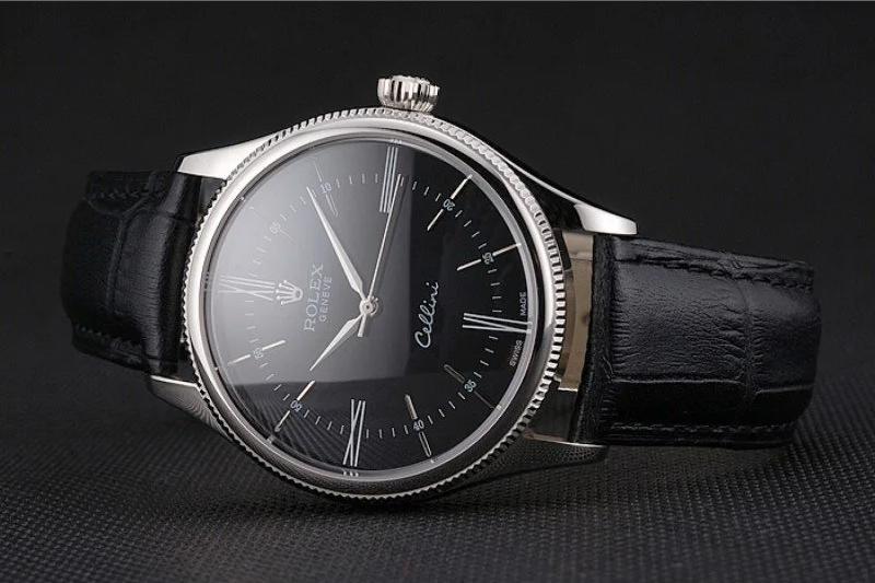 Rolex Cellini Watch Black Dial - Image 5