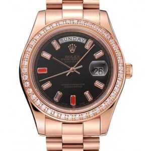 Superclone Rolex Day-Date Black Dial 1454102 40 mm