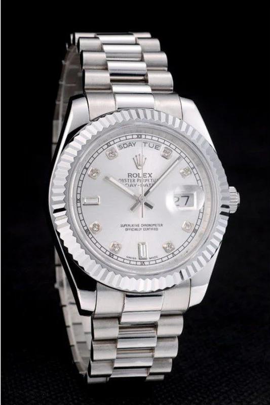 Superclone Rolex Day-Date 40mm Silver Dial 41995 - Image 3