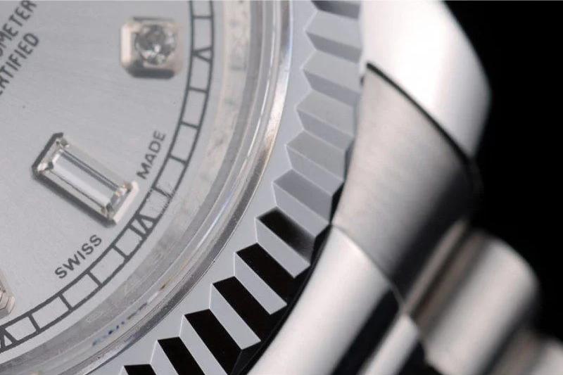 Superclone Rolex Day-Date 40mm Silver Dial 41995 - Image 6