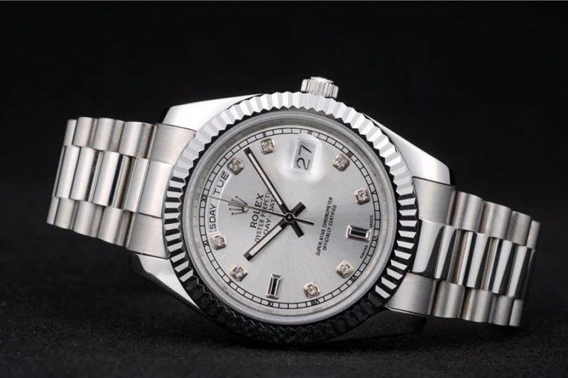 Superclone Rolex Day-Date 40mm Silver Dial 41995 - Image 9
