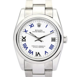 Ladies Rolex Oyster Perpetual -Luxury Watch White Dial 177200 31mm