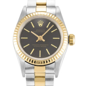 Ladies Rolex Oyster Perpetual - Replica Watch Black Dial 67193 24mm
