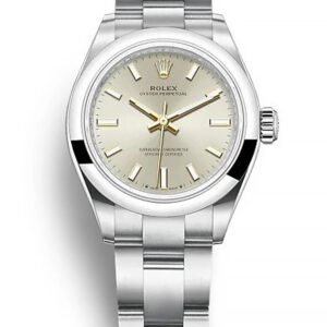 Ladies Rolex Oyster Perpetual - Replica Watch Silver Dial 276200 28mm