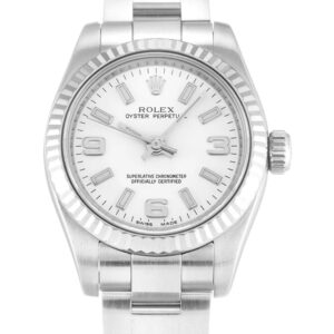 Ladies Rolex Oyster Perpetual - Replica Watch White Dial 176234 26mm
