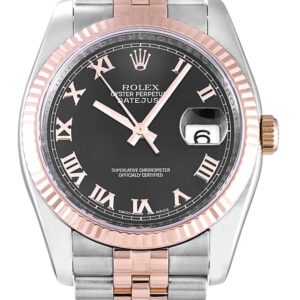 Rolex Datejust Black Dial – Replica Watch 116231 36mm