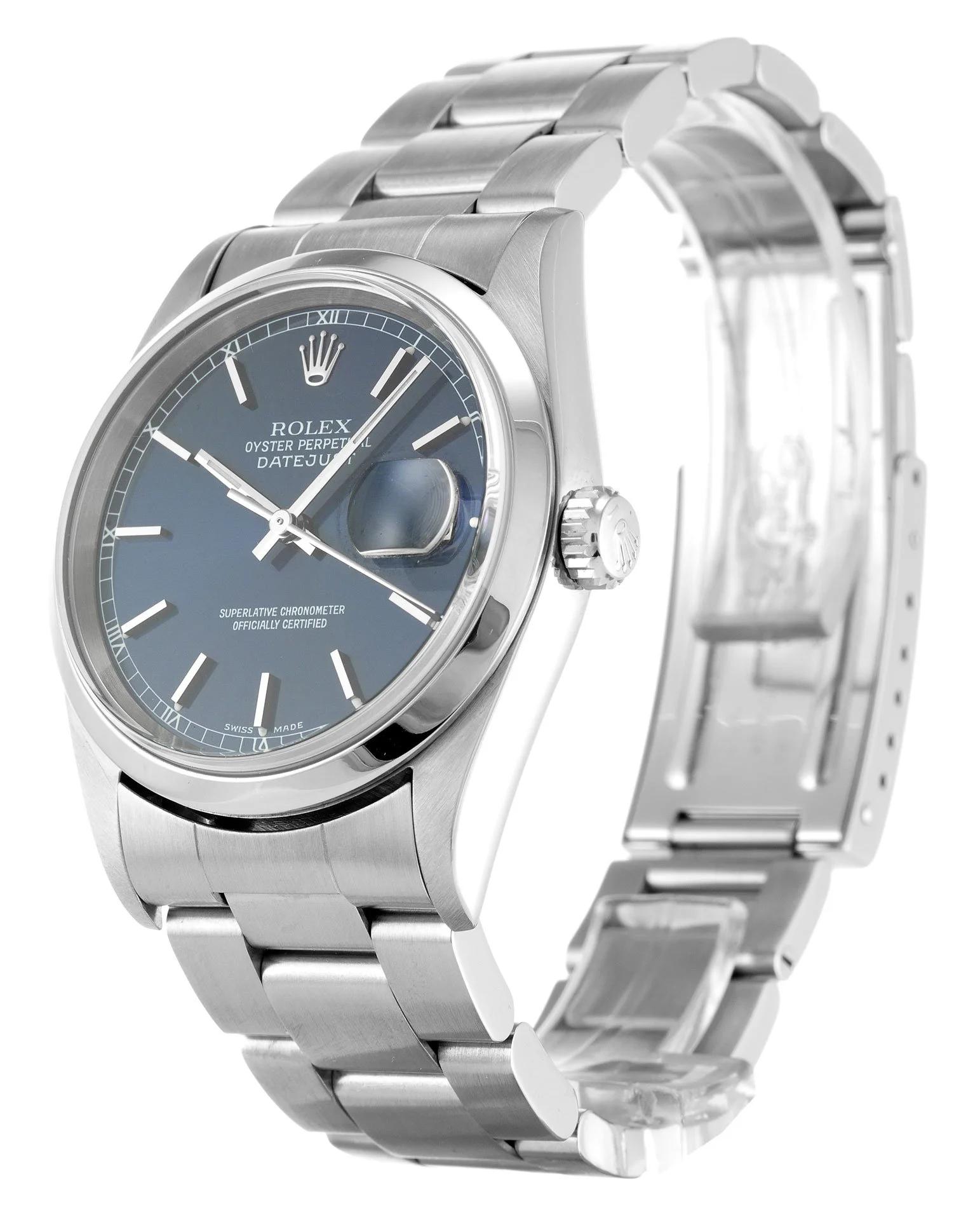 Rolex Datejust Blue Dial - Replica Watch 16200 36 mm - Image 2