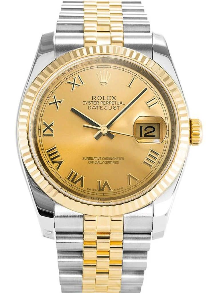 Rolex Datejust Gold Dial - Replica Watch 116233 36mm
