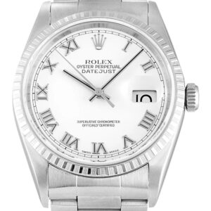 Rolex Datejust White Dial Replica Watch - 16220 36mm