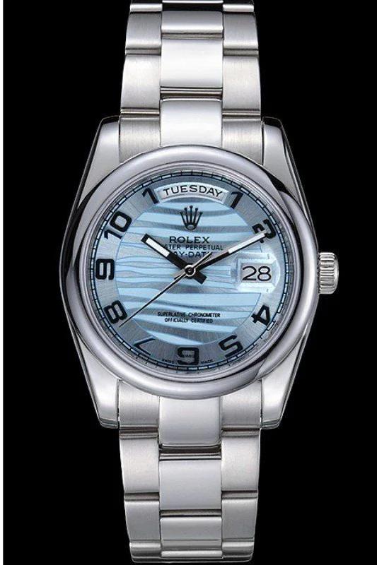 Rolex Day-Date Blue Dial - Luxury Watch 7470 36mm - Image 2