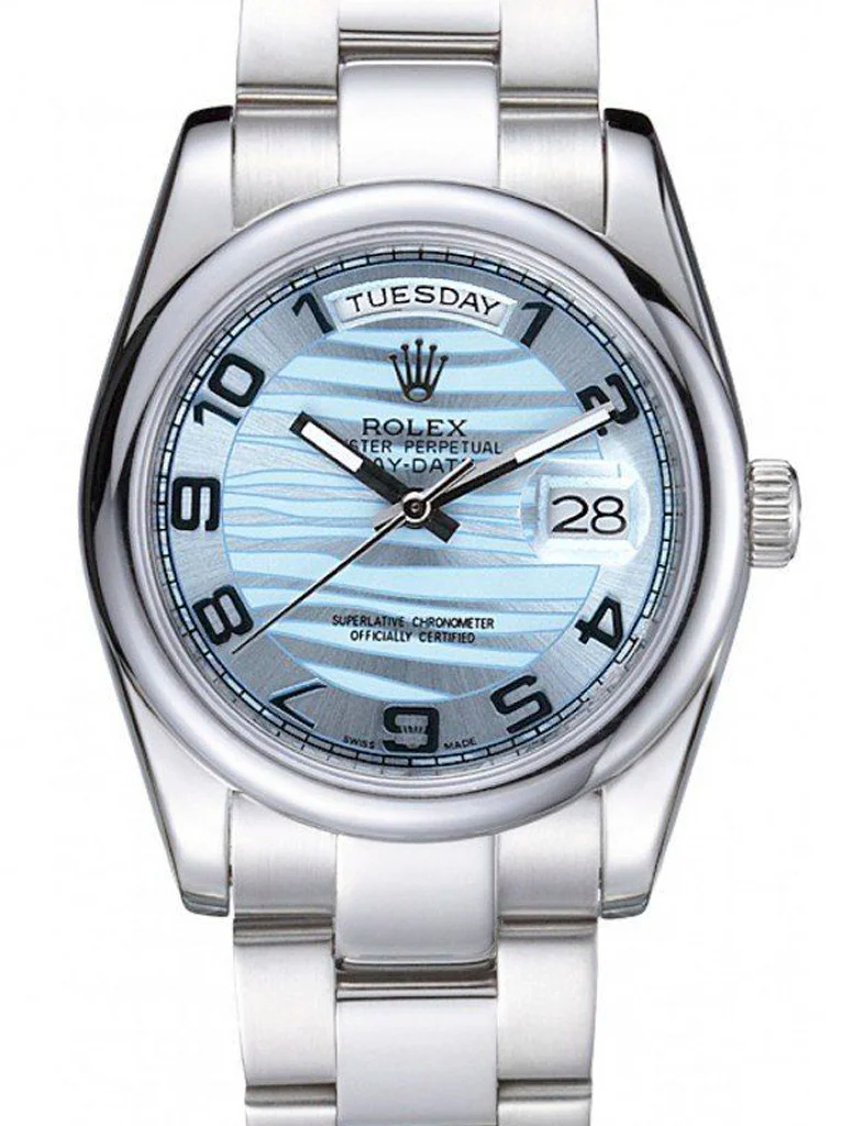 Rolex Day-Date Blue Dial - Luxury Watch 7470 36mm