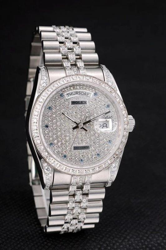 Rolex Day-Date Diamond Dial - Luxury Watch 41985 36mm - Image 2