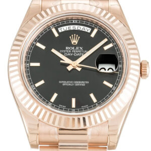 Rolex Day-Date II Black Dial - Luxury Watch 218235-2 40mm
