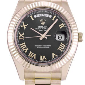 Rolex Day-Date II Black Dial - Luxury Watch 218235 40mm