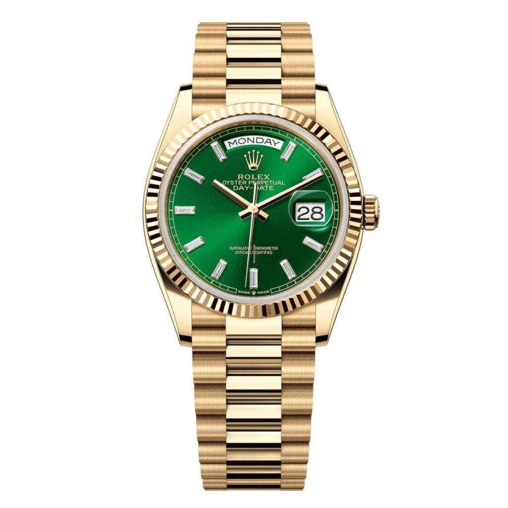 Rolex Day-Date II Green Dial - Super clone Watch 128238 36mm