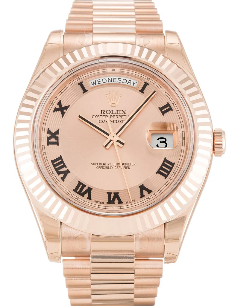Rolex Day-Date II Rose Dial Watch - 40mm 218235 1