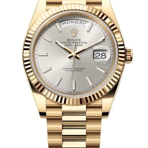 Rolex Day-Date Silver Dial - Luxury Superclone Watch 228238 40mm