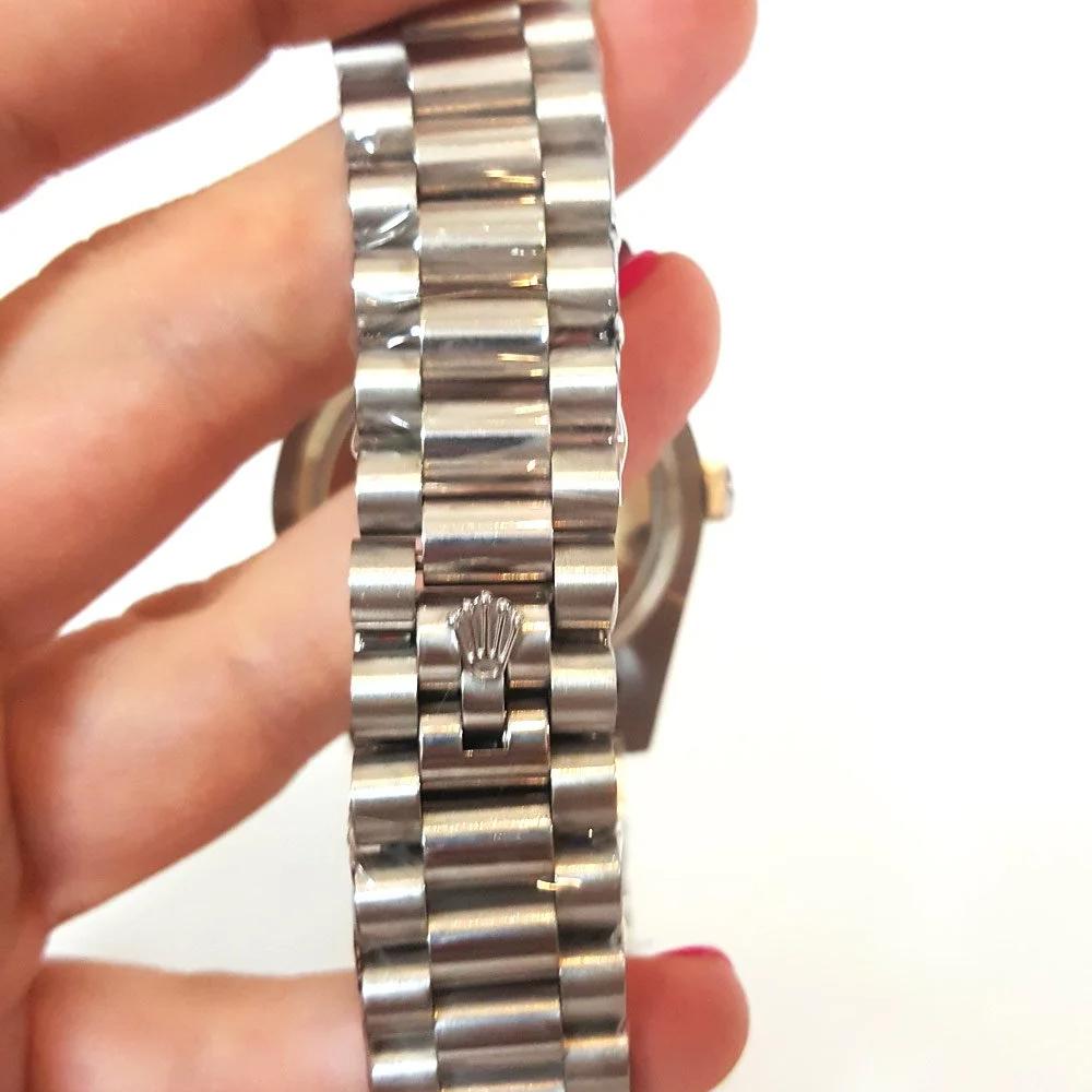 Rolex Day-Date Silver Dial - Luxury Watch 118346 36mm - Image 4