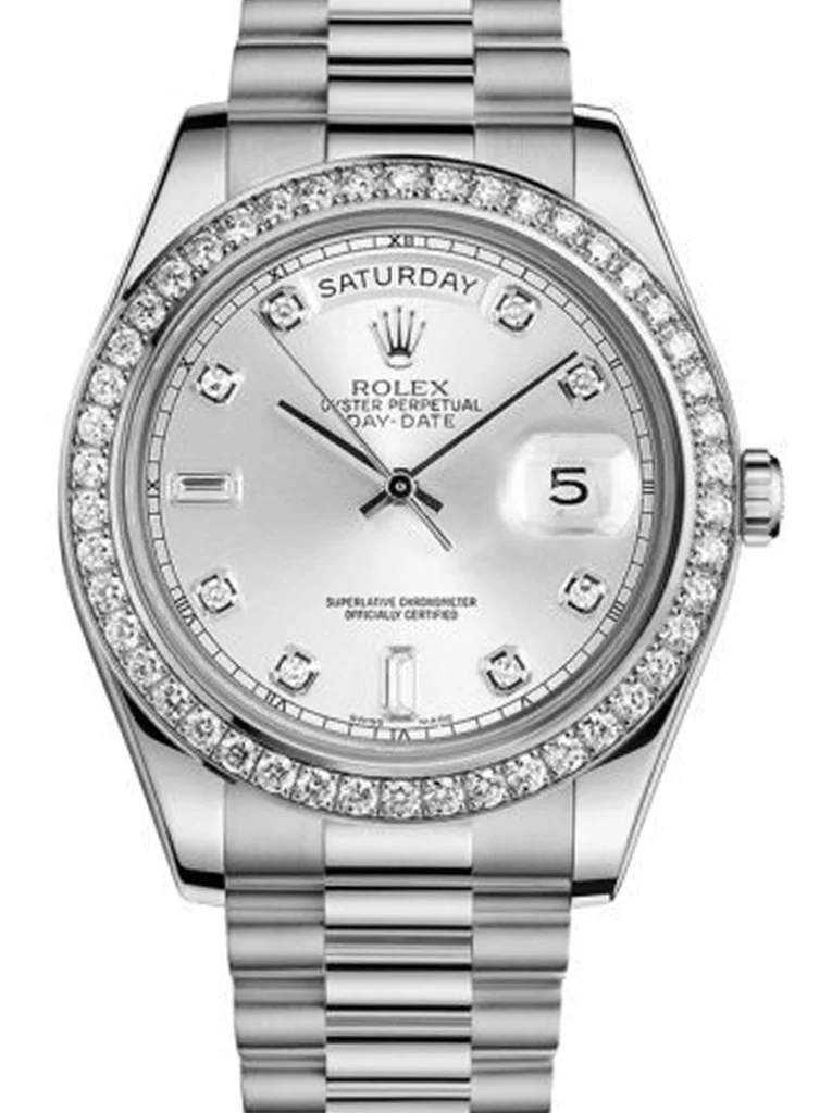 Rolex Day-Date Silver Dial - Luxury Watch 118346 36mm