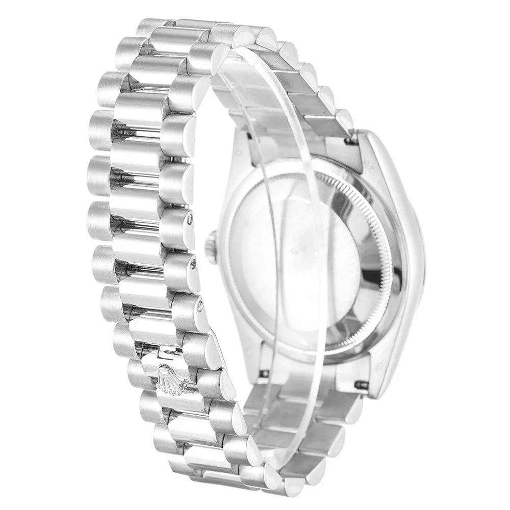 Rolex Day-Date Silver Dial Watch - 118209 36mm - Image 3