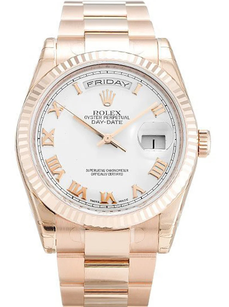Rolex Day-Date White Dial - Luxury Watch 118235 F 36mm