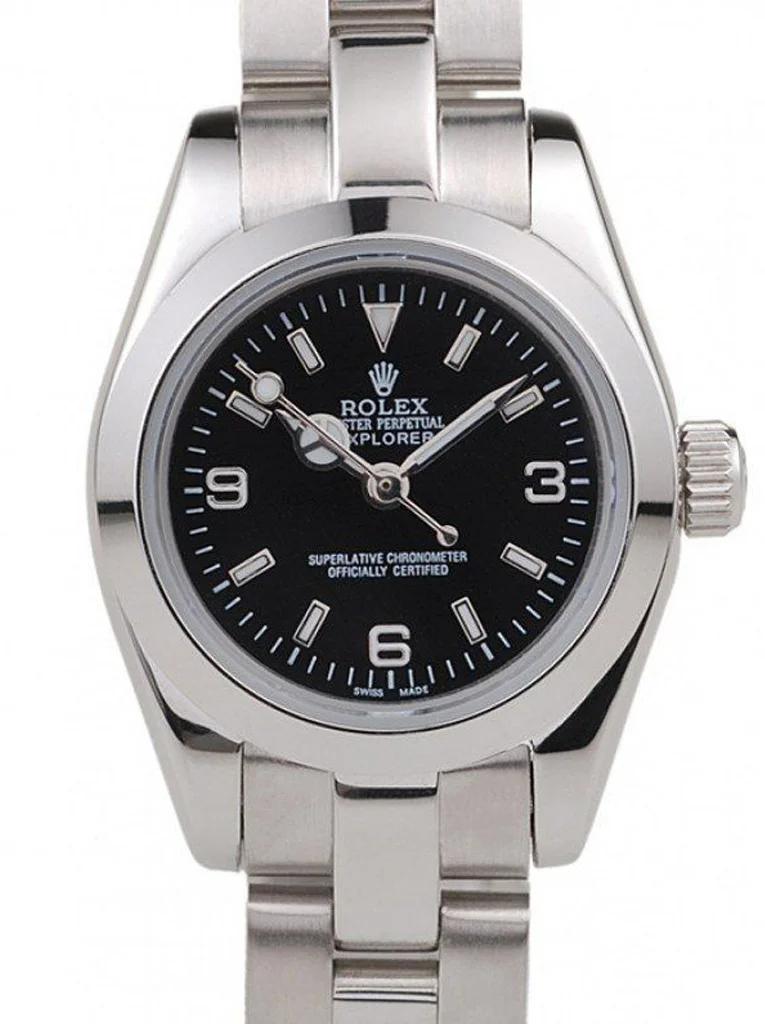 Rolex Explorer Black Dial - Replica Watch 98089 26mm