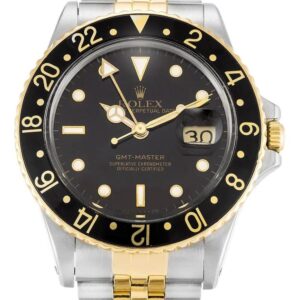 Rolex GMT-Master Black Dial - Luxury Watch 16753 38mm