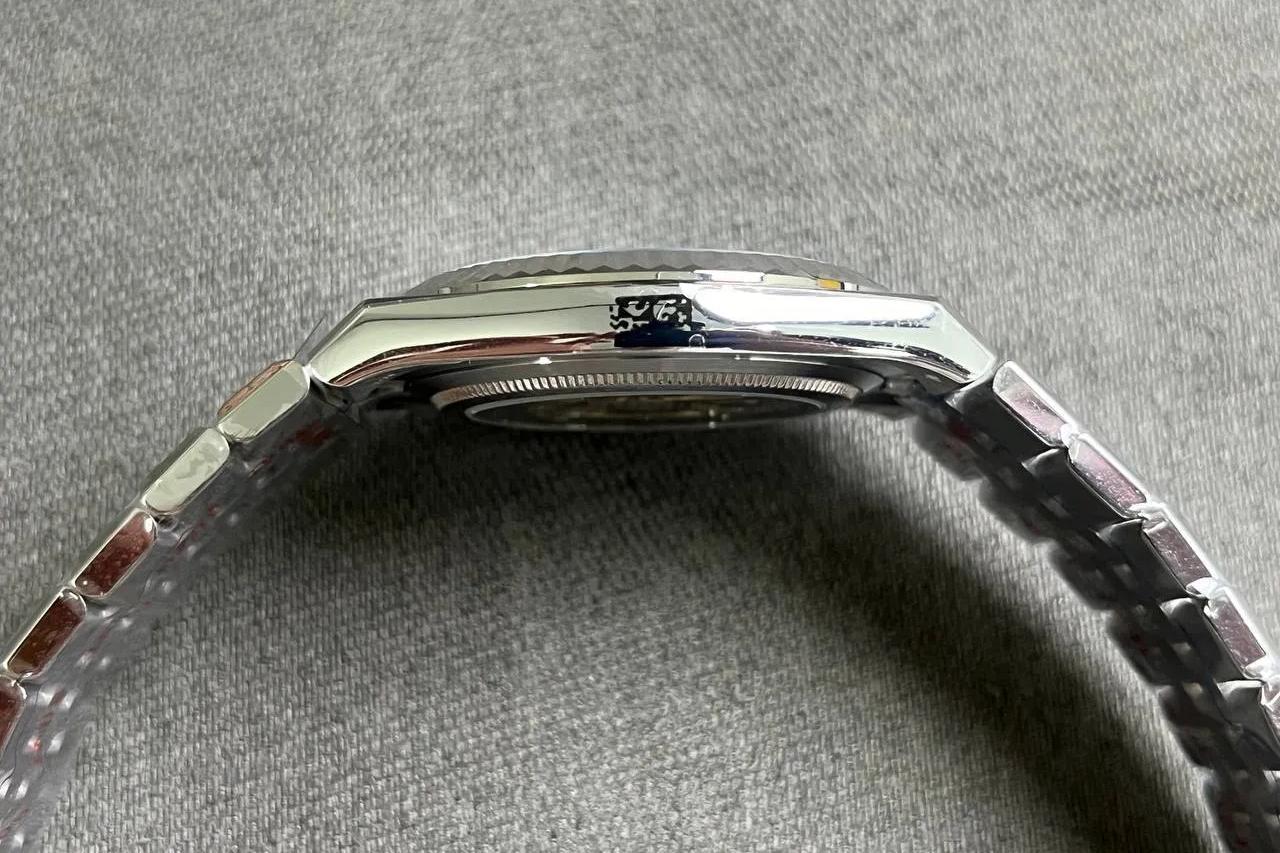 Rolex Land-Dweller Superclone Watch 40 mm Ice Blue Dial 127336 - Image 4